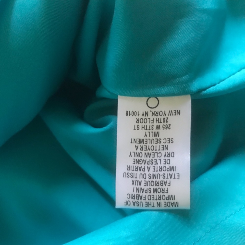 Milly Jamie dress in aqua tweed - Picture 13 of 15